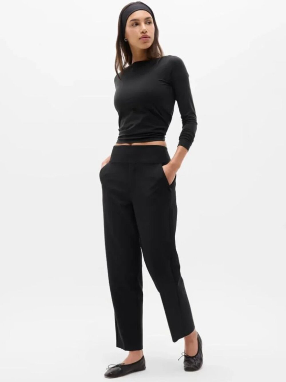 ATHLETA Endless High Rise Pant 533636 in Black 8
